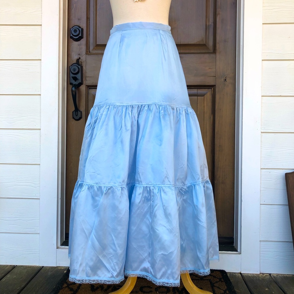 Vintage blue crinoline